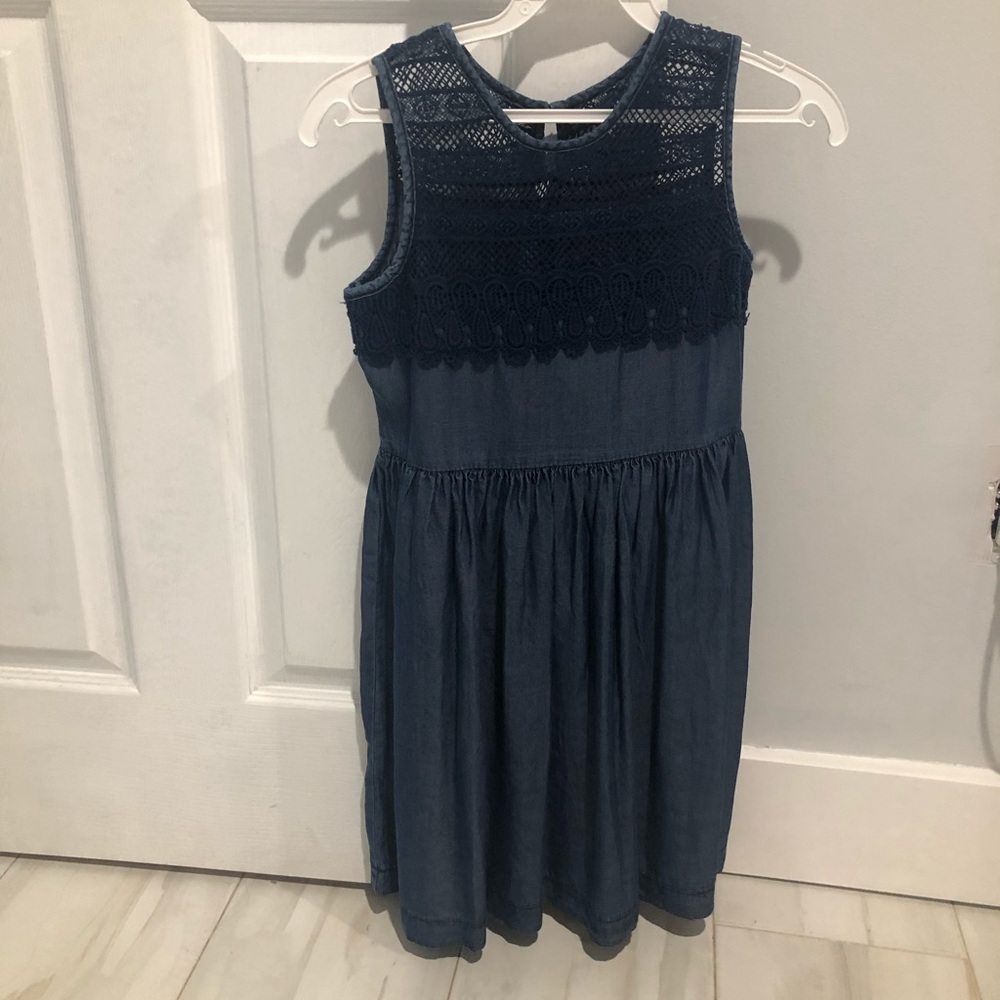 Girls denim dress